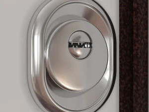 door metal entrance 3D Model