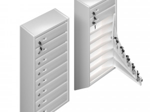 mailbox section Modelo 3D