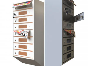 раздел почтового ящика версия 2 3D Модель