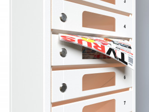mailbox section version 2 Modelo 3D