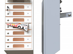 mailbox section version 2 Modelo 3D