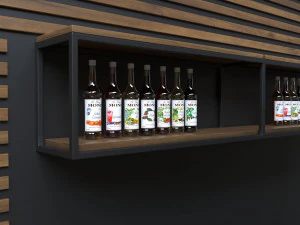 small cafe bar interior 3D Model