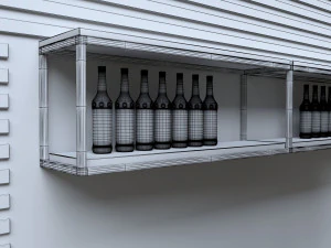 small cafe bar interior 3D Model