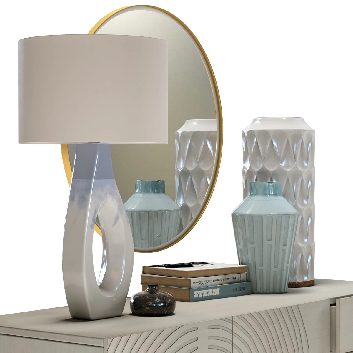 drawer dresser circulus 7 3D Model .c4d .max .obj .3ds .fbx .stl .blend 