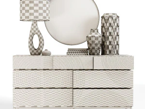 drawer dresser circulus 7 3D Model
