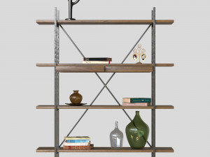 rack insigna bookcase 3D 模型