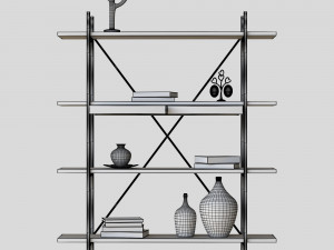 rack insigna bookcase 3D 模型