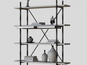 rack insigna bookcase 3D 模型