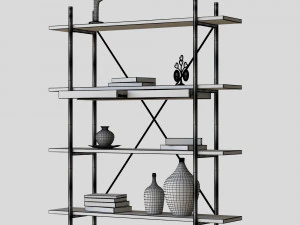 librero rack insigna Modelo 3D