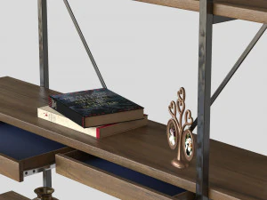librero rack insigna Modelo 3D