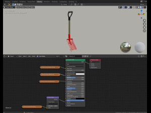 shovel square scoop 3D Modell