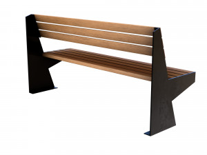 wooden bench 3D Модель