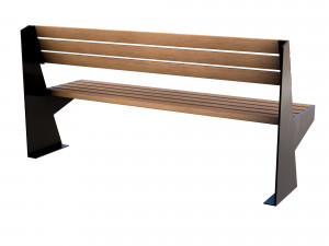 wooden bench 3D Модель