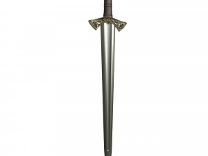 medieval celtic sword 3D 模型