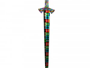 medieval celtic sword 3D Model