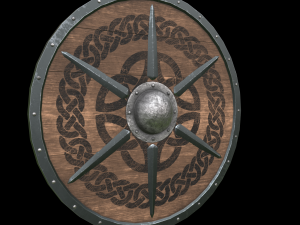 medieval celtic shield 3D Models