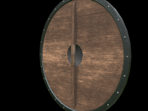 medieval celtic shield Modello 3D