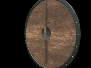medieval celtic shield 3D Model