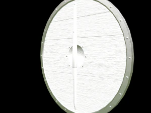 medieval celtic shield 3D Model