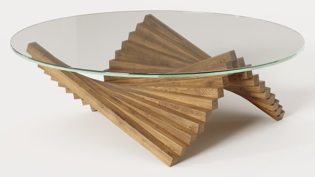 glass table parametric Modelo 3D .c4d .max .obj .3ds .fbx .stl .blend 