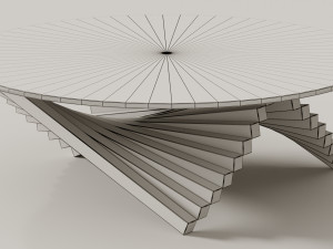 glass table parametric Modelo 3D