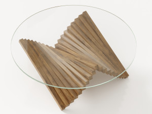 glass table parametric Modelo 3D