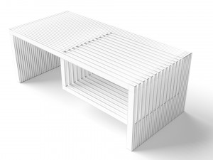 parametric wooden coffee table 3D Модель