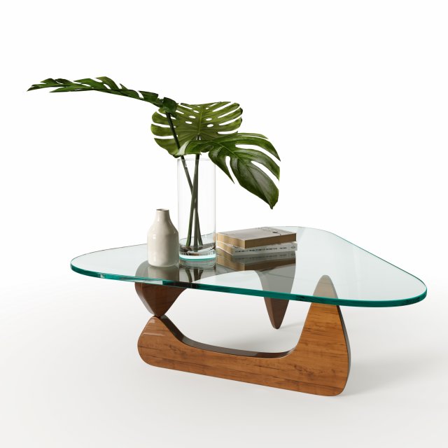 glass table eccentric shapes Modelo 3D .c4d .max .obj .3ds .fbx .stl .blend