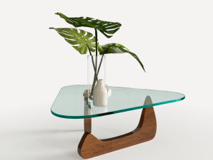 glass table eccentric shapes Modelo 3D