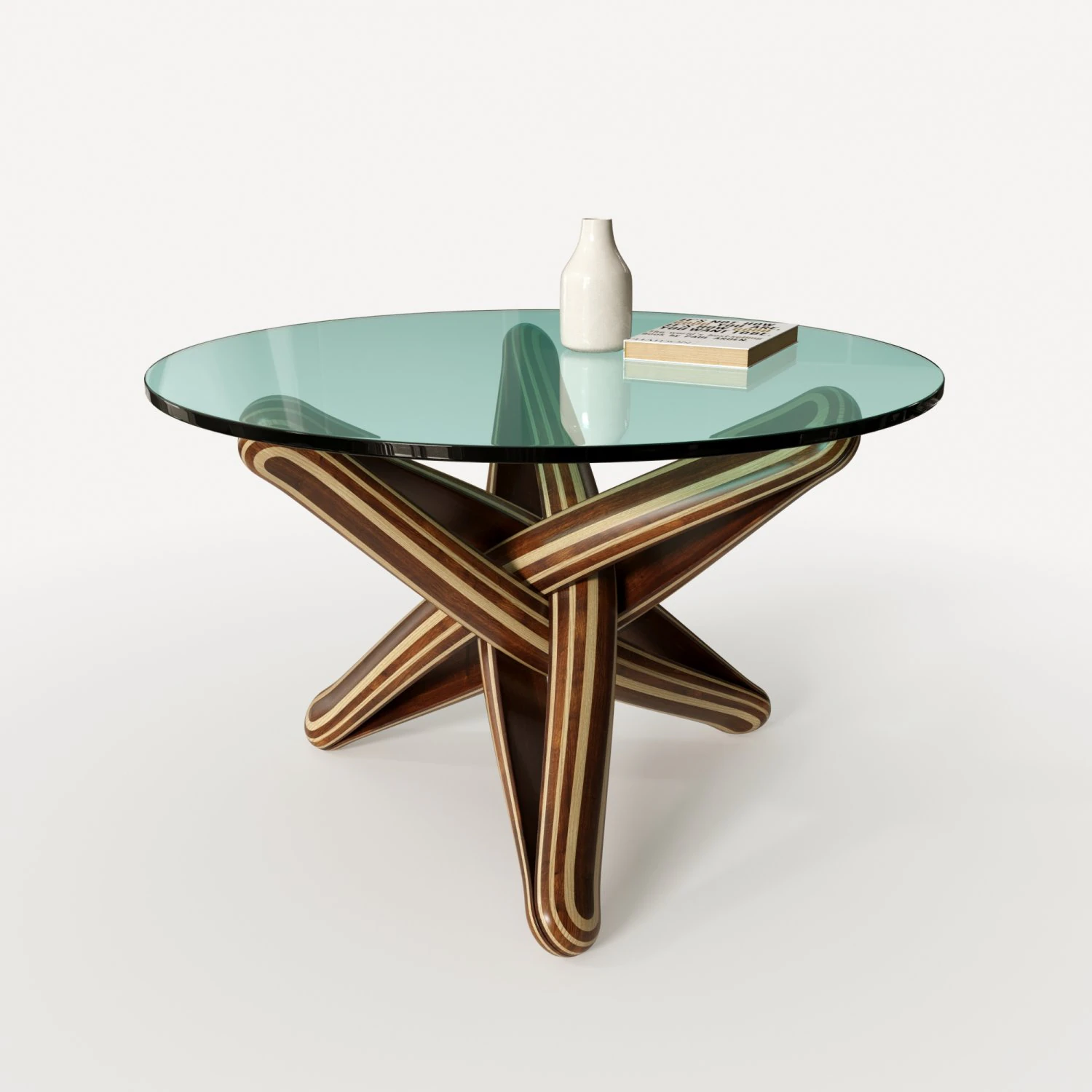 dinner glass table 3D Model .c4d .max .obj .3ds .fbx .stl .blend 