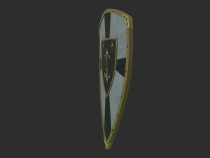 charlemagne shield 3D Модель