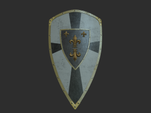 charlemagne shield 3D Model