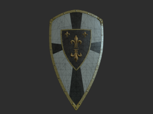 charlemagne shield 3D Модель