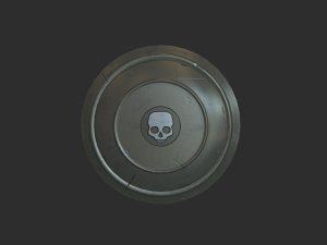skeleton shield 3D Model