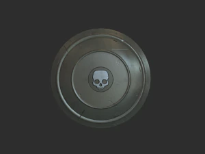 कंकाल ढाल 3D मॉडल