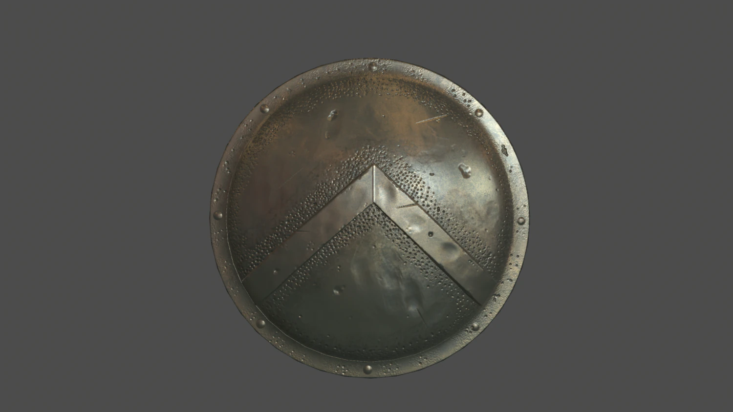 escudo espartano Modelo 3D .c4d .max .obj .3ds .fbx .stl .blend 