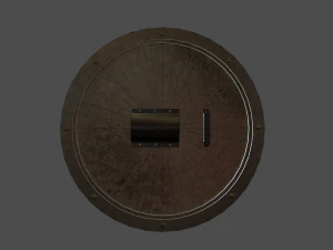 escudo espartano Modelo 3D