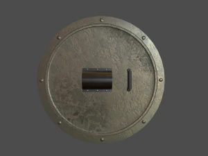 escudo espartano Modelo 3D