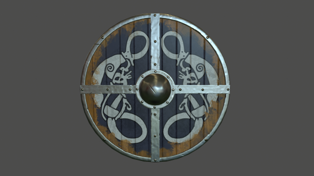 shield 3D Model .c4d .max .obj .3ds .fbx .stl .blend 