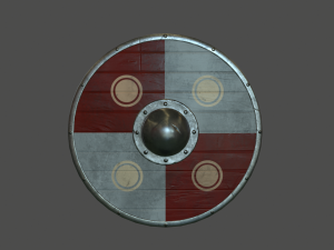 circular shield 3D Модель