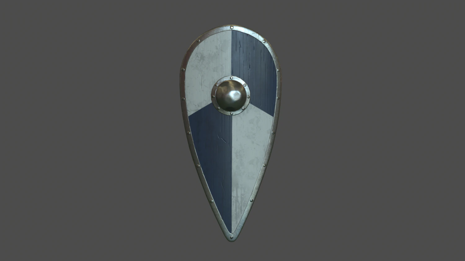 medieval shield 3D Model .c4d .max .obj .3ds .fbx .stl .blend 
