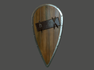medieval shield 3D 模型