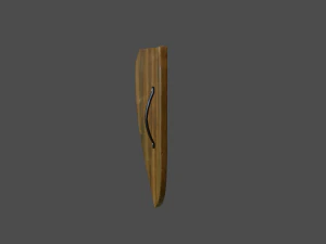 wooden shield 3D Model