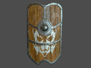 Holzschild 3D Modell