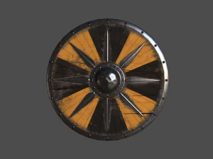 escudo viking Modelo 3D