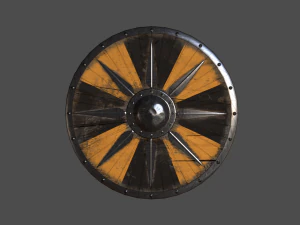 escudo viking Modelo 3D