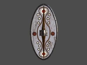 アーモンド形の盾 3Dモデル