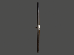 almond shaped shield Modelo 3D
