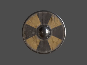 medieval shields pack 3D Model