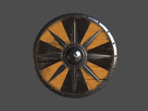 medieval shields pack 3D Model
